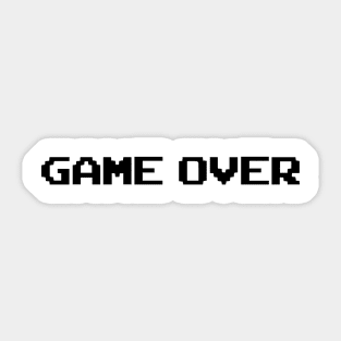 Game Over Sticker